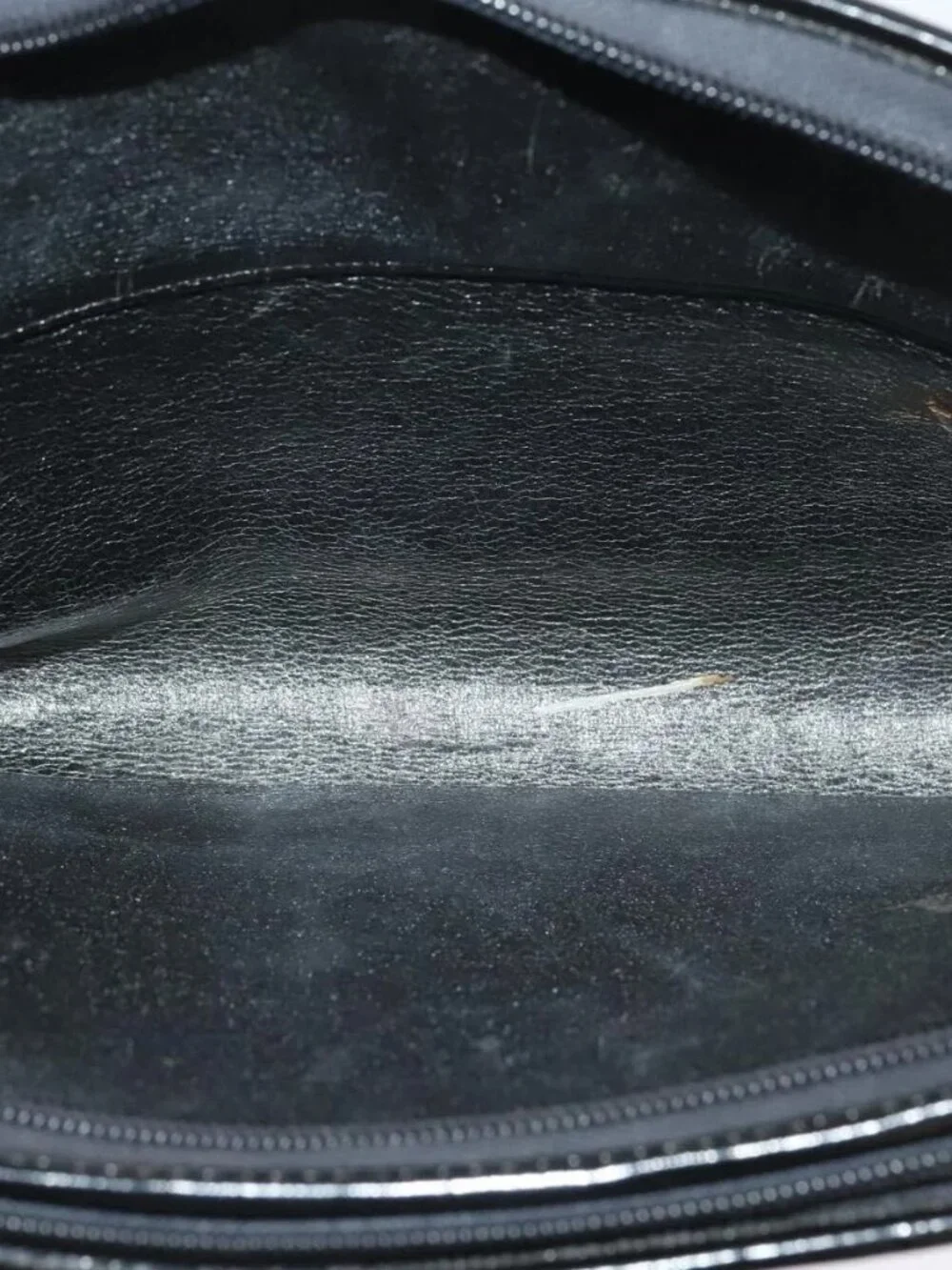 Christian Dior Trotter Canvas Shoulder Bag Navy Gold Auth 122509 - Picture 10 of 16